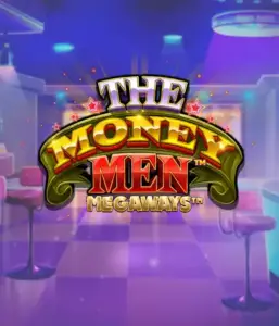 Immerse yourself the exciting world of The Money Men Megaways game by Pragmatic Play, highlighting a striking logo with shining stars against a lavish background. This image conveys the glamour and excitement of casino gaming with its stunning design and colorful ambiance. Ideal for casino enthusiasts seeking Vegas-style excitement. 